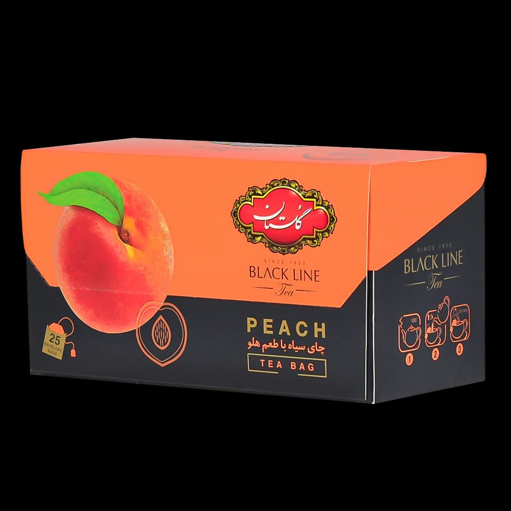 Golestan Blackline Peach Tea Bags