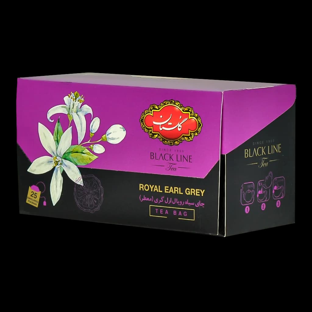Golestan Blackline Royal Earl Grey Tea Bags
