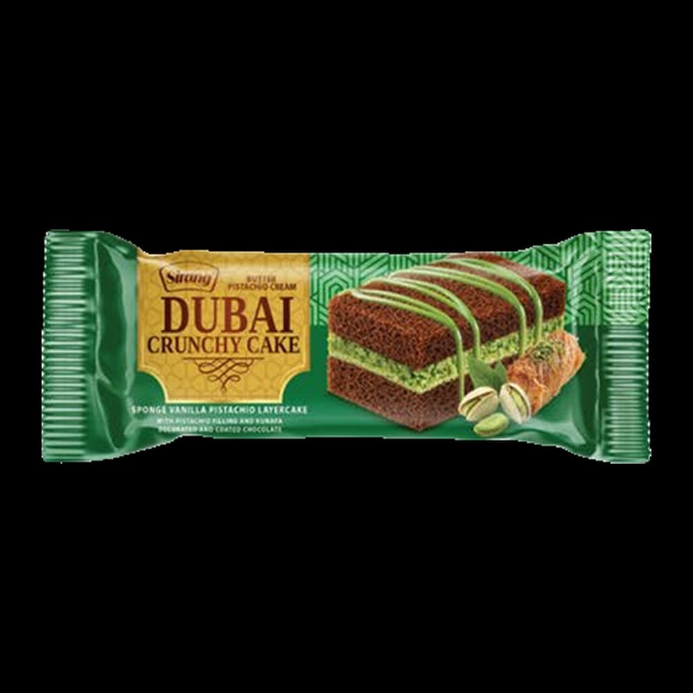 Sirang Dubai Pistachio Two-Layer Chocolate Coated Cake