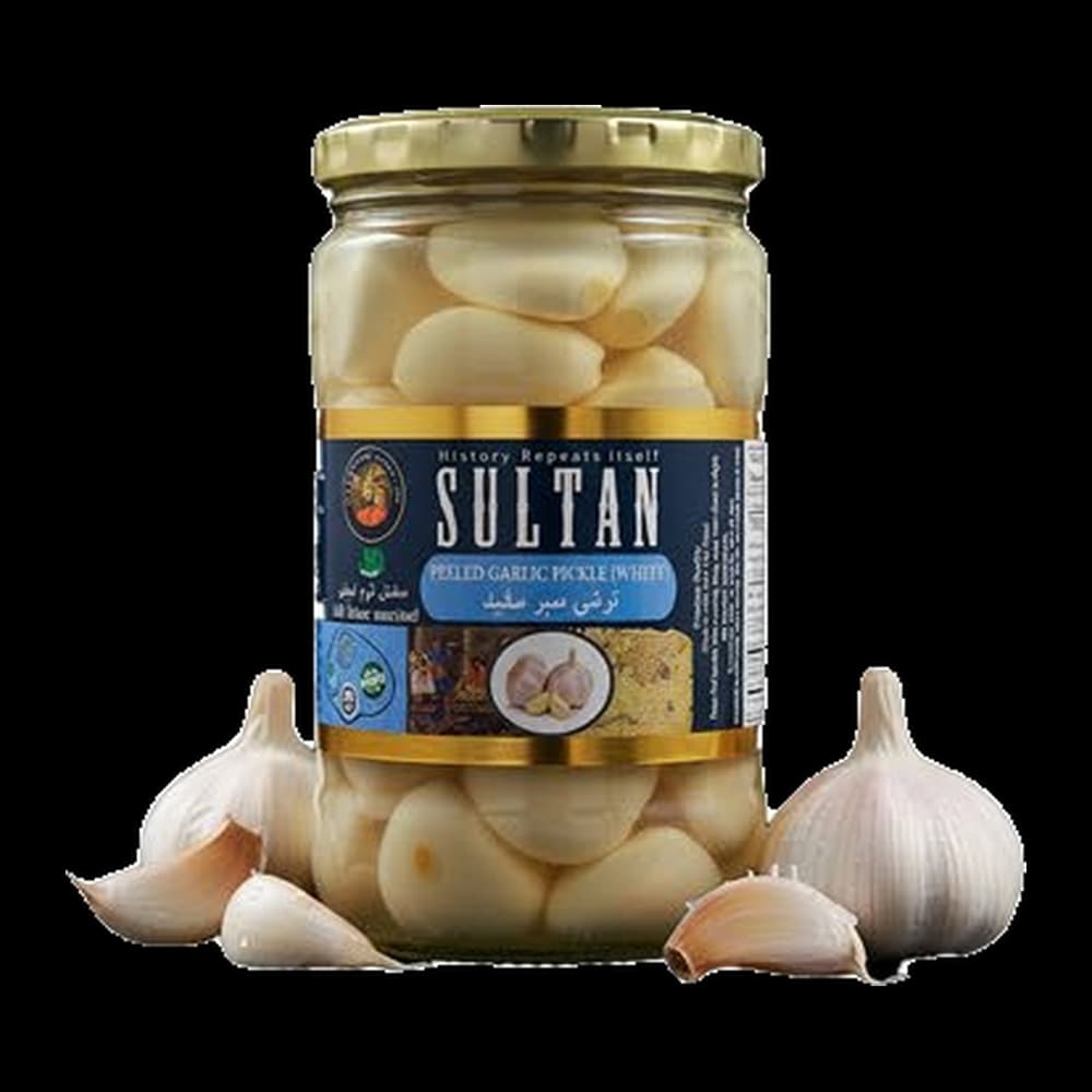 Sultan Pickled White Garlic