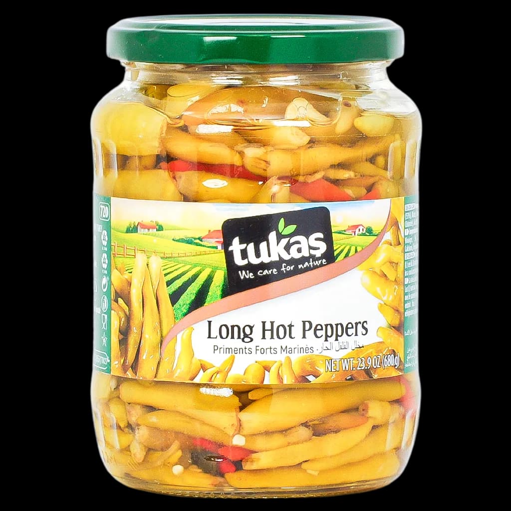 Tukas Long Hot Pepper Pickles