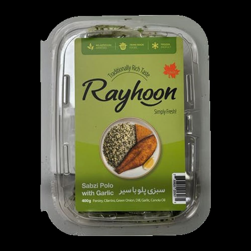 Rayhoon Sabzi Polo with Garlic