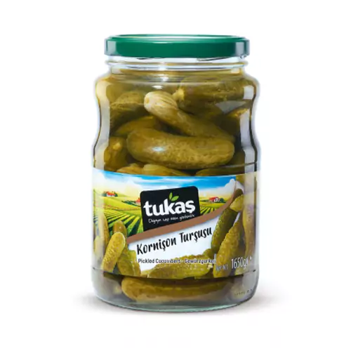 Tukas Pickled Cucumber No 2, 6 x 1650gr