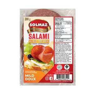 Solmaz Beef Salami Mild Sliced, 10x200g